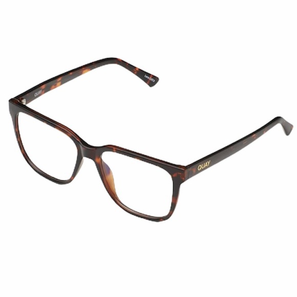 QUAY Wired Blue Light Glasses Tortoise Frames Bluelight Blocking Lens Unisex NWT - Picture 6 of 8